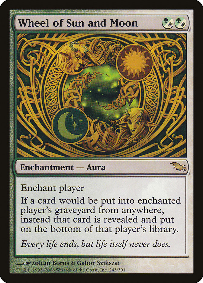 Wheel of Sun and Moon [Shadowmoor] [Foil]