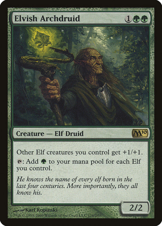 Elvish Archdruid [Core Set 2010] [Foil]