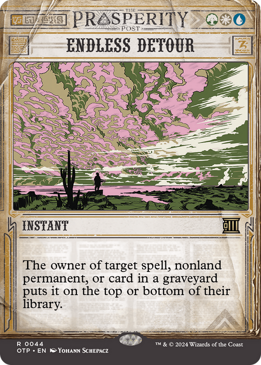 Endless Detour [Outlaws of Thunder Junction: Breaking News] [Foil]