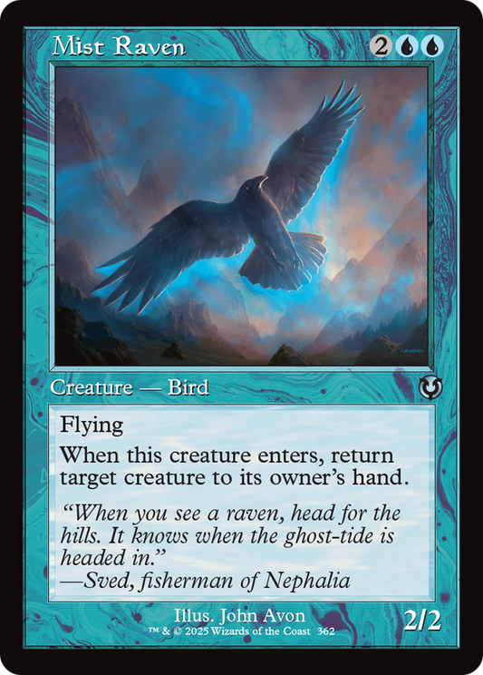 Mist Raven (Retro Frame) [Innistrad Remastered] [Foil]