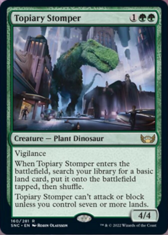 Topiary Stomper [Streets of New Capenna] [Foil]