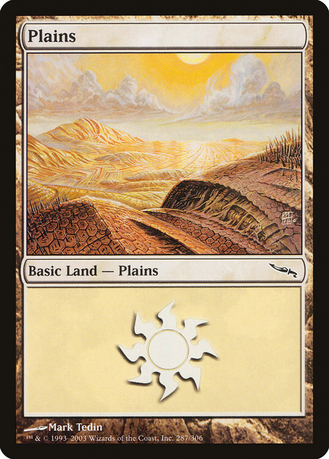 Plains (287) [Mirrodin] [Foil]