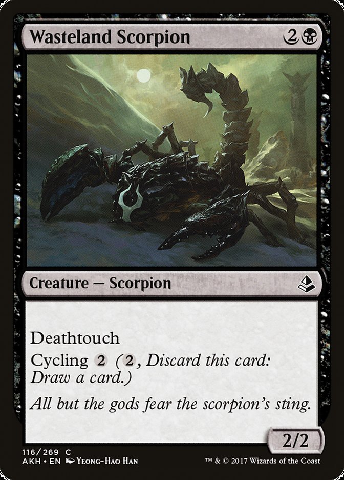 Wasteland Scorpion [Amonkhet] [Foil]