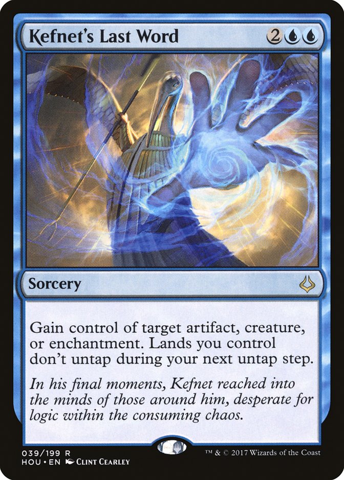 Kefnet's Last Word [Hour of Devastation] [Foil]