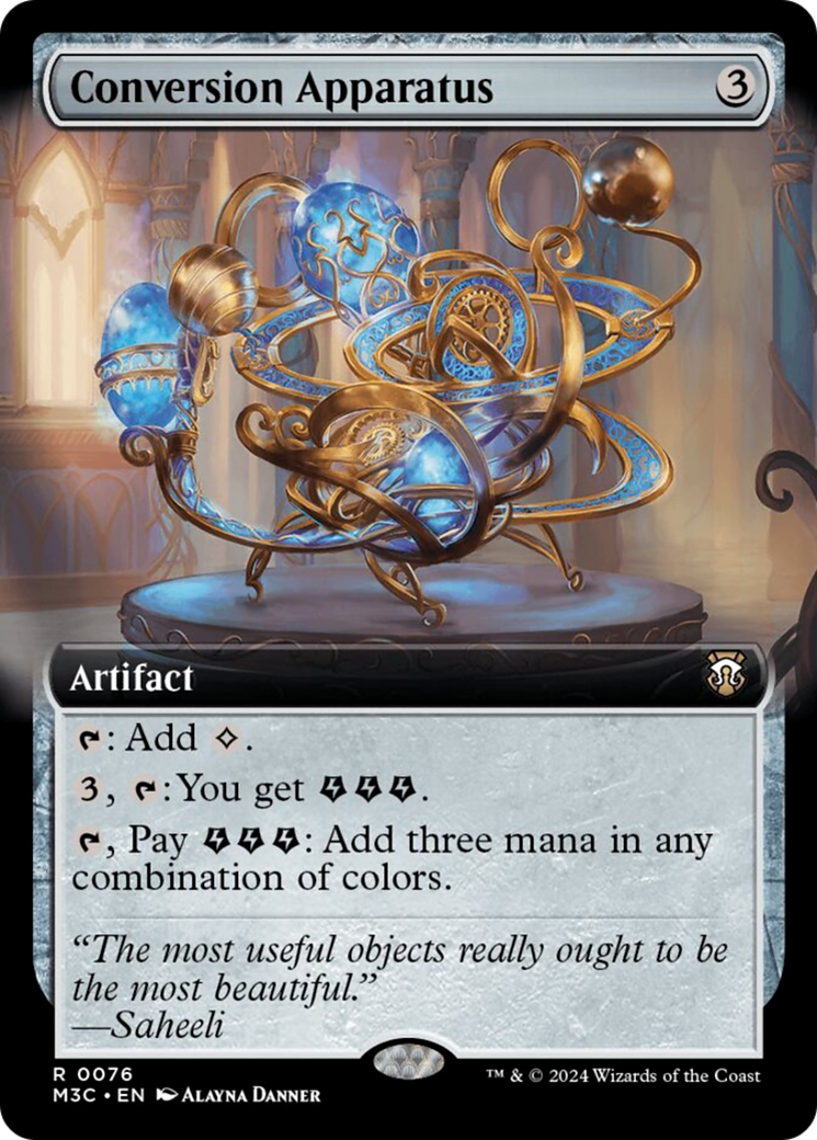 Conversion Apparatus (Extended Art) [Modern Horizons 3 Commander] [Foil]