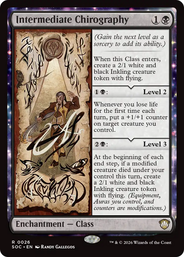 Intermediate Chirography [Secrets of Strixhaven Commander] [Foil]