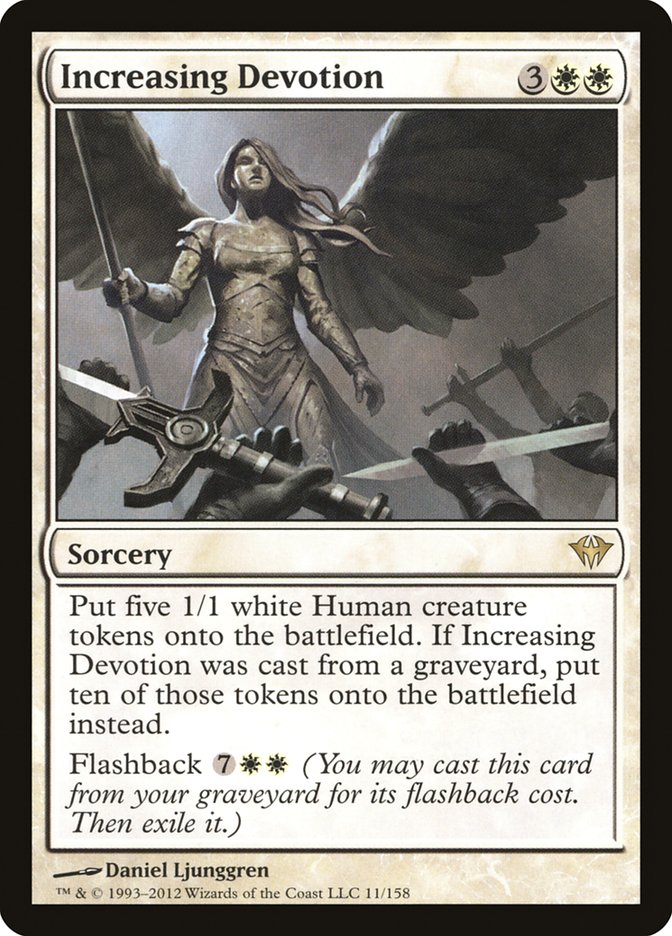 Increasing Devotion [Dark Ascension] [Foil]