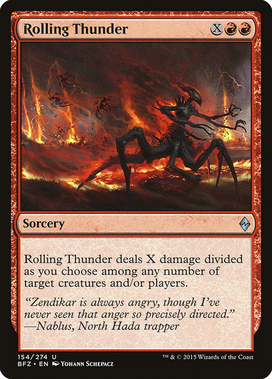 Rolling Thunder [Battle for Zendikar] [Foil]