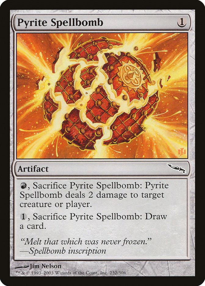 Pyrite Spellbomb [Mirrodin] [Foil]