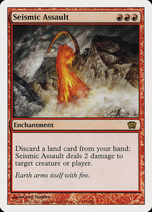 Seismic Assault [Eighth Edition] [Foil]