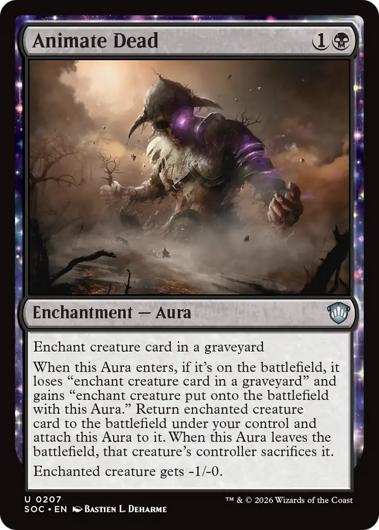 Animate Dead [Secrets of Strixhaven Commander] [Foil]