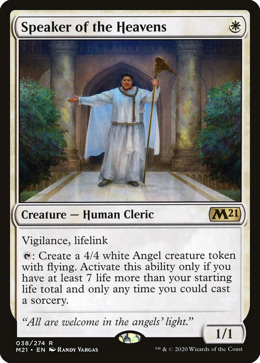 Speaker of the Heavens [Core Set 2021] [Foil]