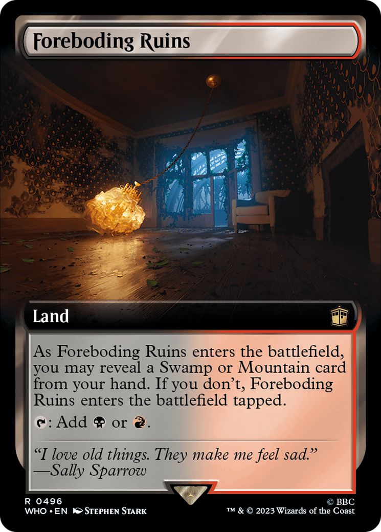 Foreboding Ruins (Extended Art) [Doctor Who] [Foil]
