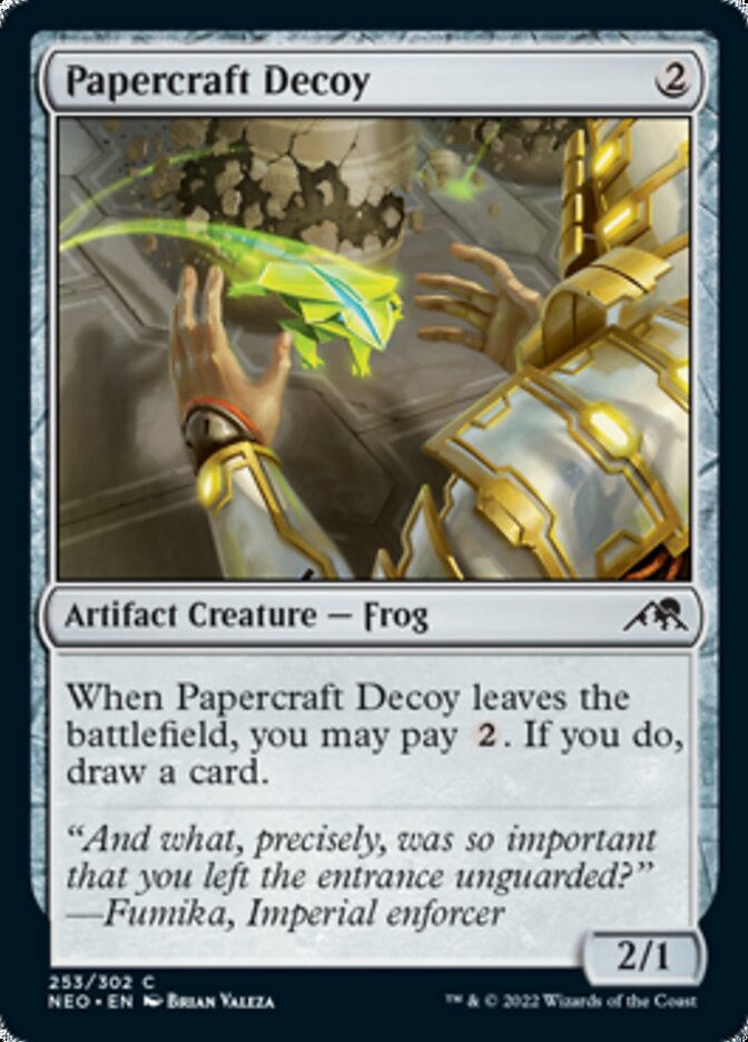 Papercraft Decoy [Kamigawa: Neon Dynasty] [Foil]
