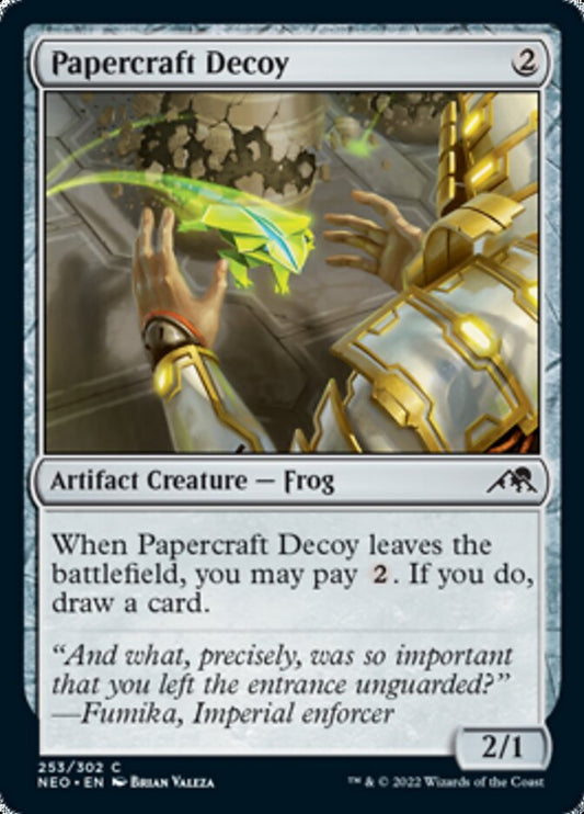 Papercraft Decoy [Kamigawa: Neon Dynasty] [Foil]