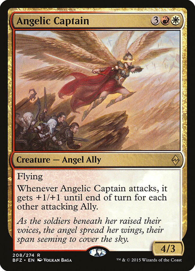 Angelic Captain [Battle for Zendikar] [Foil]