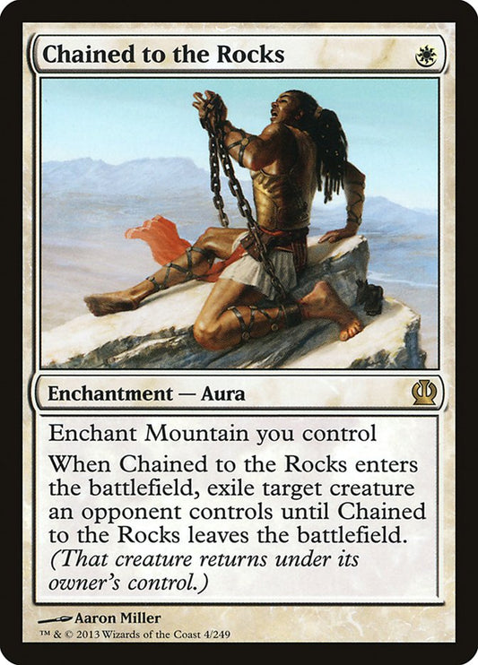 Chained to the Rocks [Theros] [Foil]