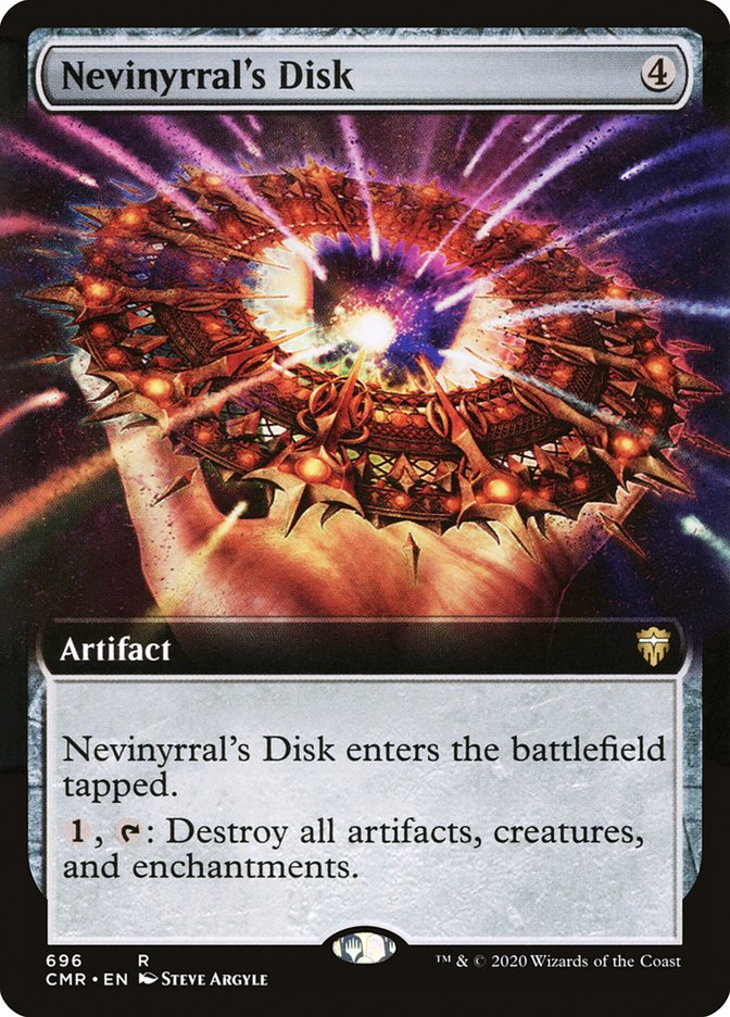 Nevinyrral's Disk (Extended Art) [Commander Legends] [Foil]