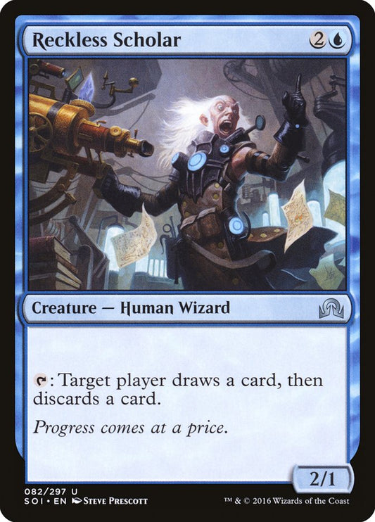 Reckless Scholar [Shadows over Innistrad] [Foil]