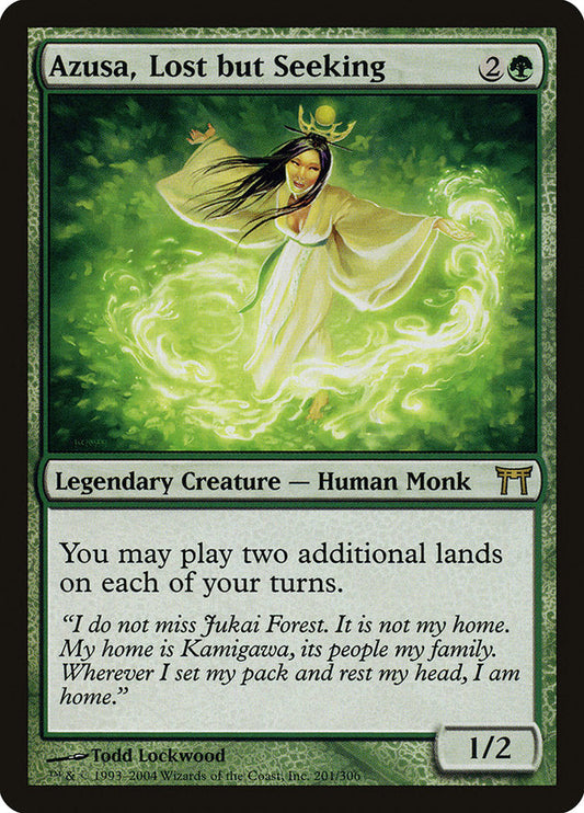 Azusa, Lost but Seeking [Champions of Kamigawa] [Foil]