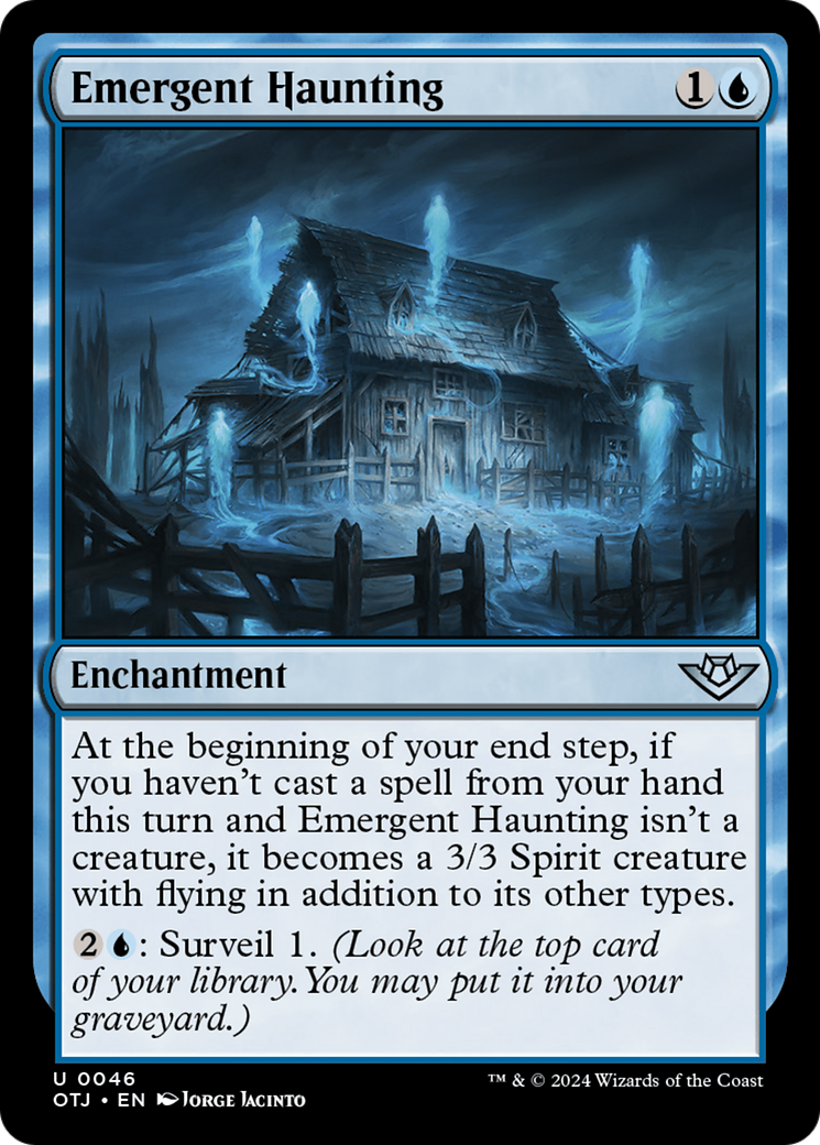 Emergent Haunting [Outlaws of Thunder Junction] [Foil]