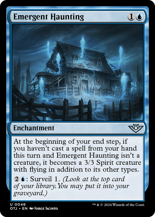 Emergent Haunting [Outlaws of Thunder Junction] [Foil]