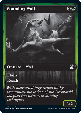 Bounding Wolf [Innistrad: Double Feature] [Foil]