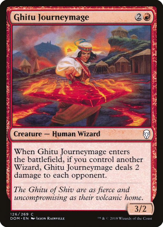 Ghitu Journeymage [Dominaria] [Foil]