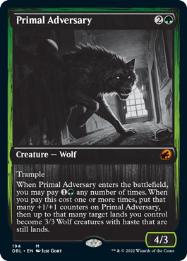 Primal Adversary [Innistrad: Double Feature] [Foil]