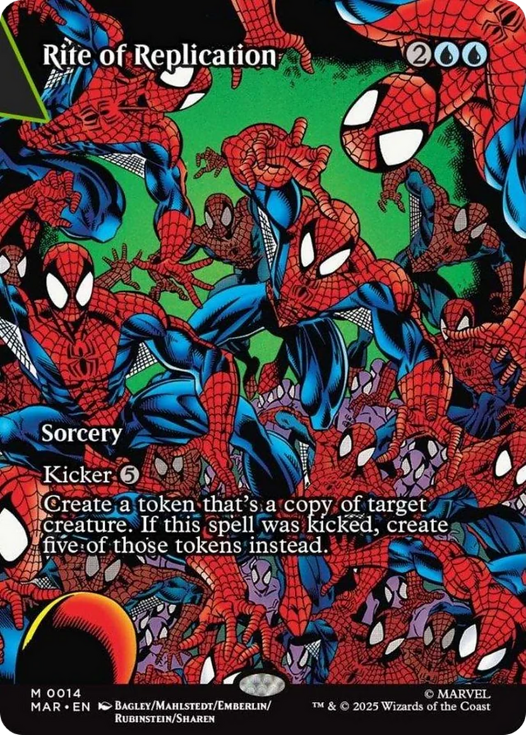 Rite of Replication (Borderless) [Marvel's Spider-Man: Eternal-Legal] [Foil]