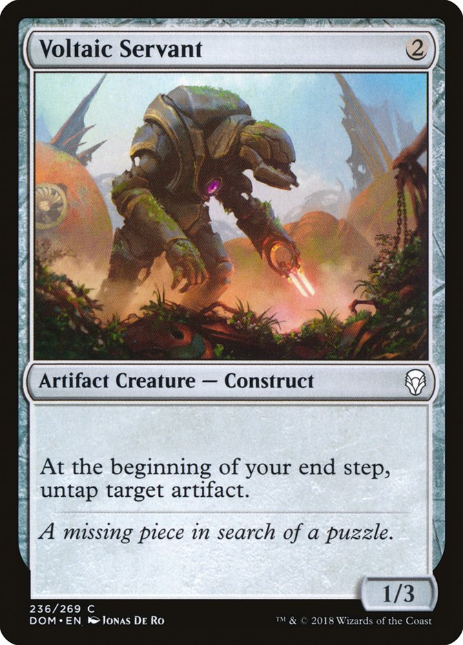 Voltaic Servant [Dominaria] [Foil]