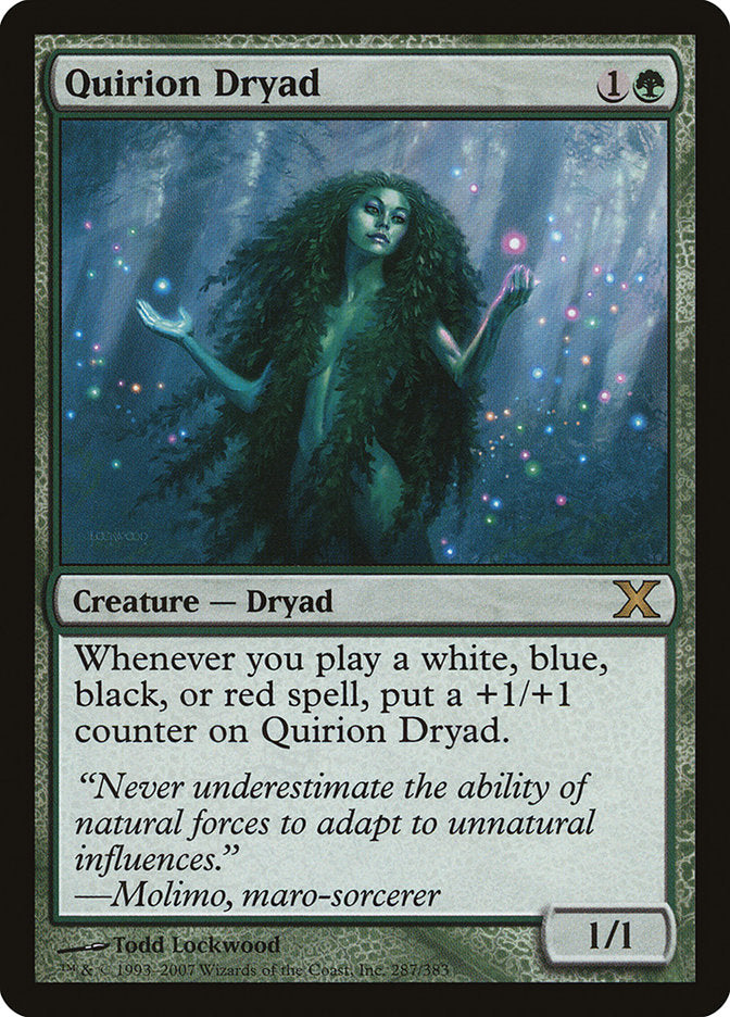 Quirion Dryad [Tenth Edition] [Foil]
