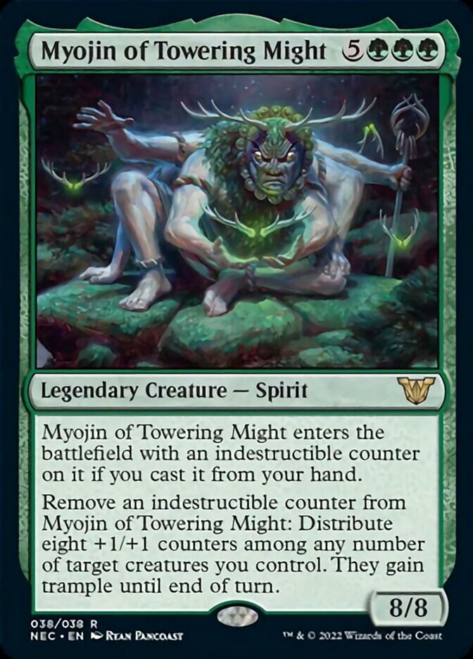 Myojin of Towering Might [Kamigawa: Neon Dynasty Commander] [Foil]
