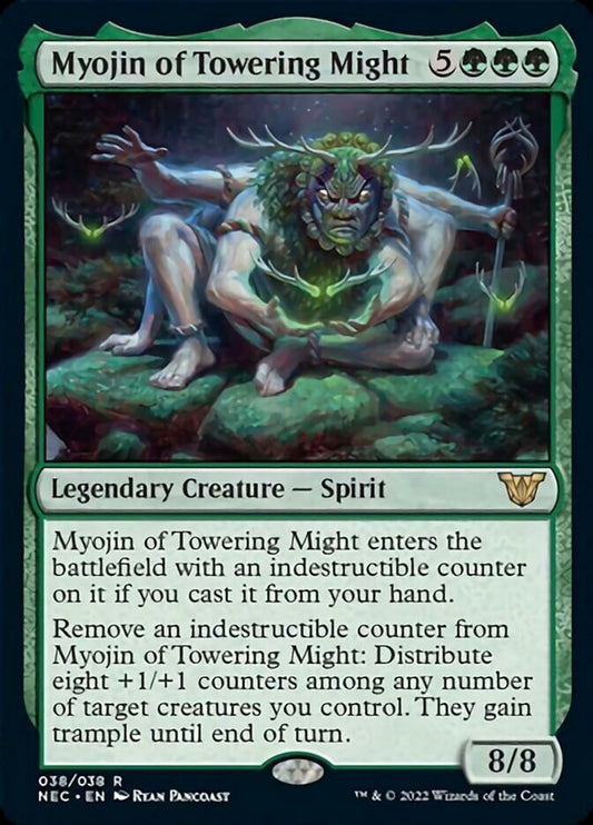 Myojin of Towering Might [Kamigawa: Neon Dynasty Commander] [Foil]