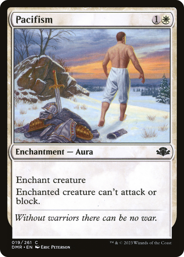 Pacifism [Dominaria Remastered] [Foil]