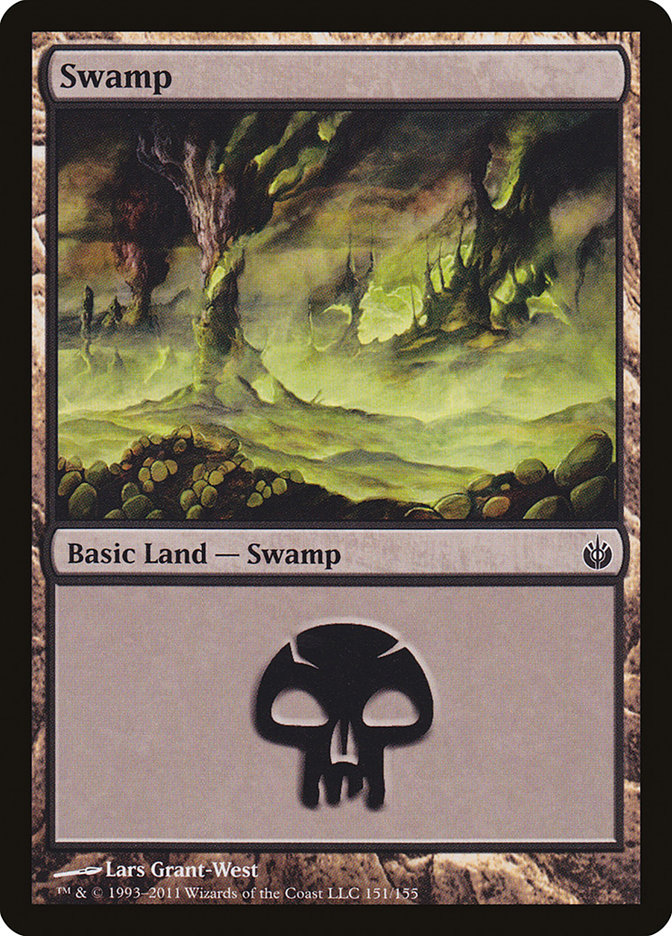 Swamp (151) [Mirrodin Besieged] [Foil]