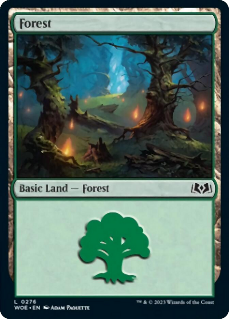 Forest (0276) [Wilds of Eldraine] [Foil]