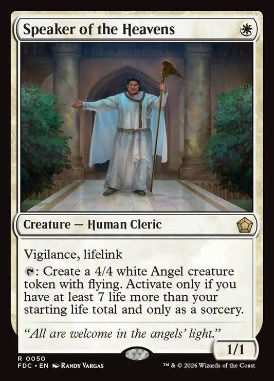 Speaker of the Heavens [Foundations Commander]