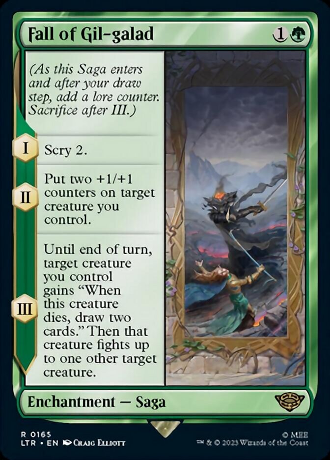 Fall of Gil-galad [The Lord of the Rings: Tales of Middle-Earth] [Foil]