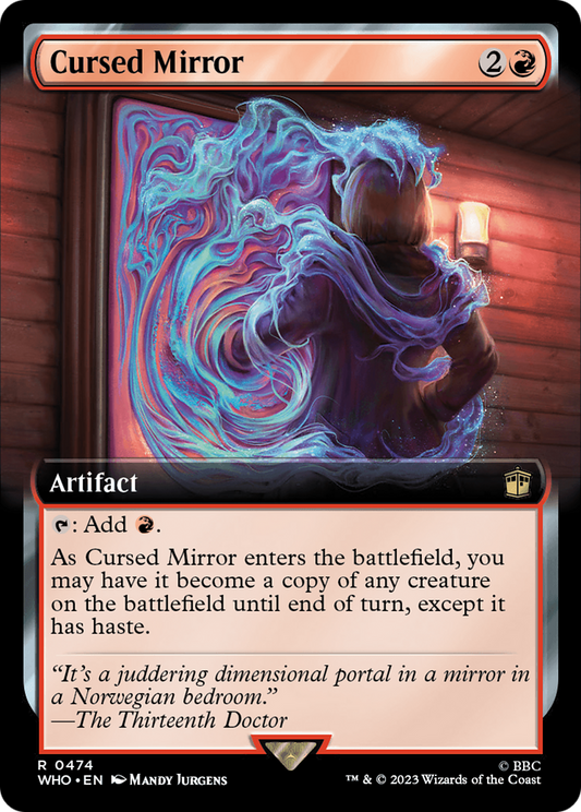 Cursed Mirror (Extended Art) [Doctor Who] [Foil]