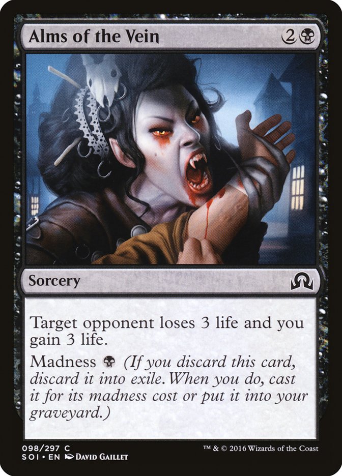 Alms of the Vein [Shadows over Innistrad] [Foil]