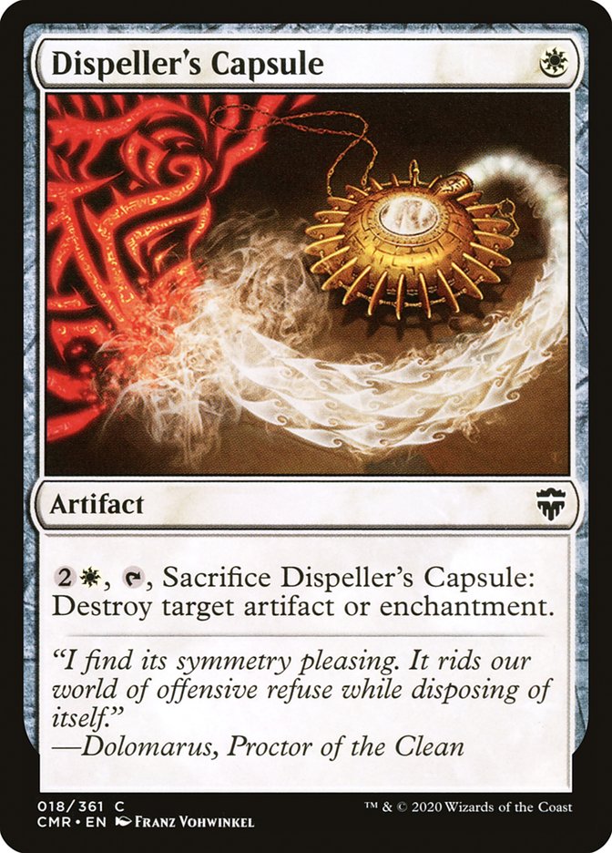 Dispeller's Capsule [Commander Legends] [Foil]
