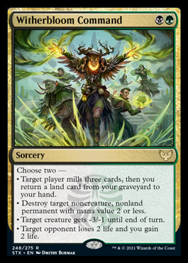 Witherbloom Command [Strixhaven: School of Mages] [Foil]