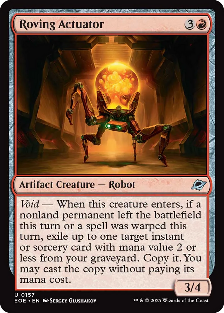 Roving Actuator [Edge of Eternities] [Foil]