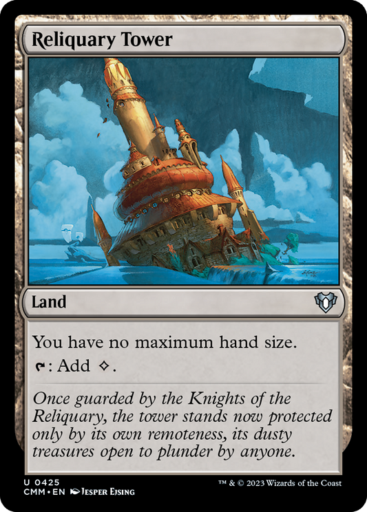 Reliquary Tower [Commander Masters] [Foil]