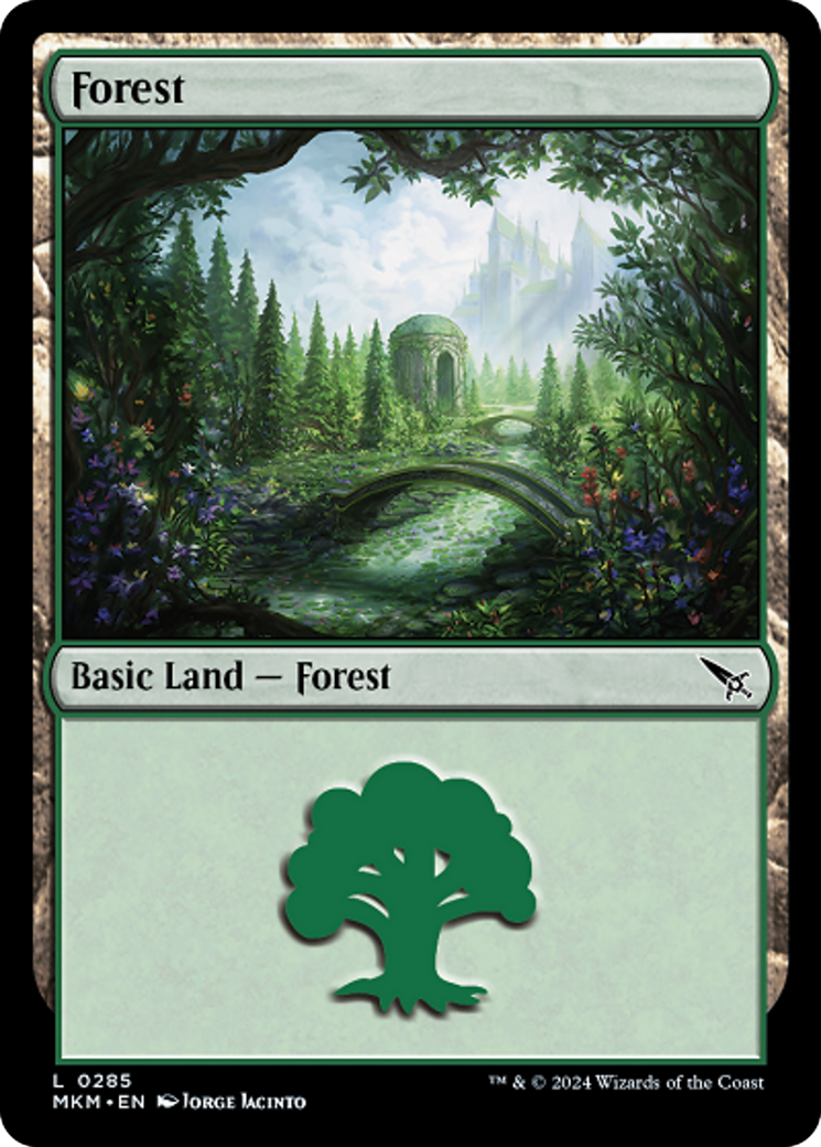Forest (0285) [Murders at Karlov Manor] [Foil]