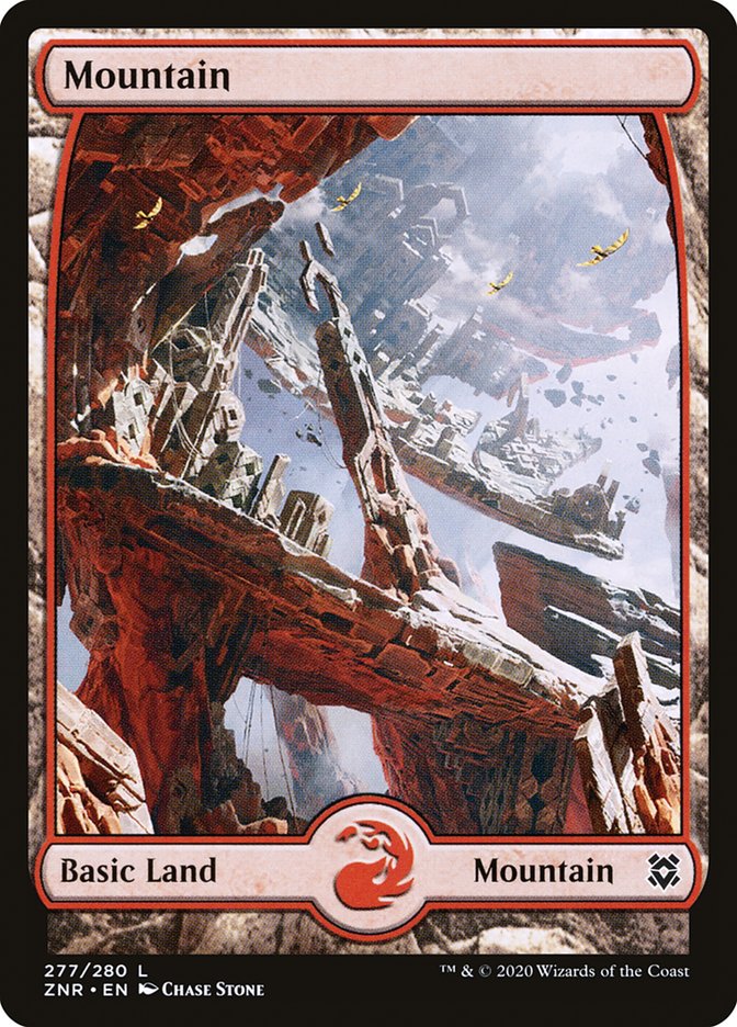 Mountain (277) [Zendikar Rising] [Foil]