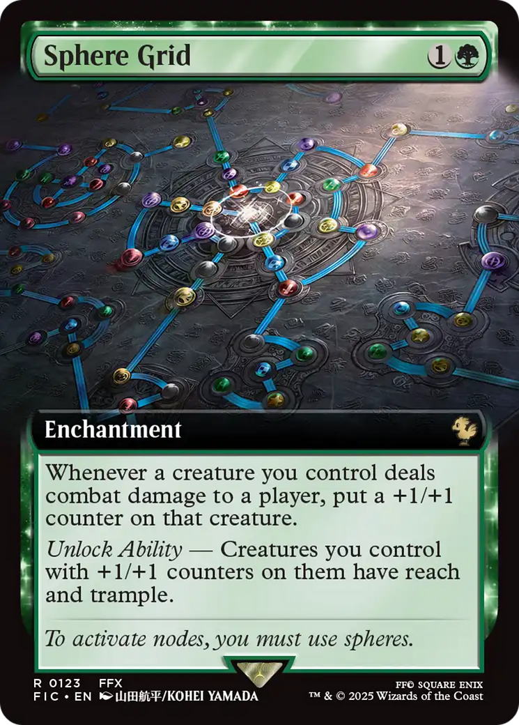 Sphere Grid (Extended Art) [FINAL FANTASY Commander] [Foil]
