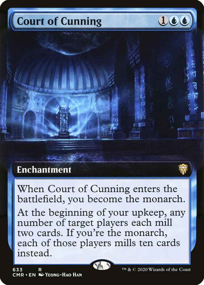 Court of Cunning (Extended Art) [Commander Legends] [Foil]