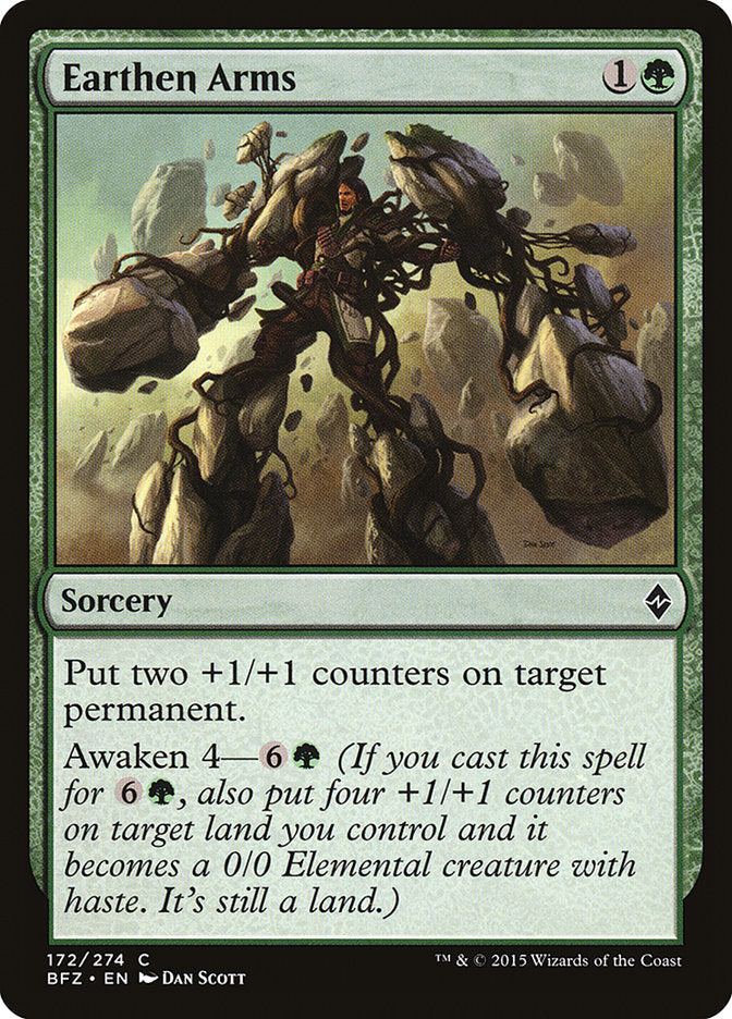 Earthen Arms [Battle for Zendikar] [Foil]